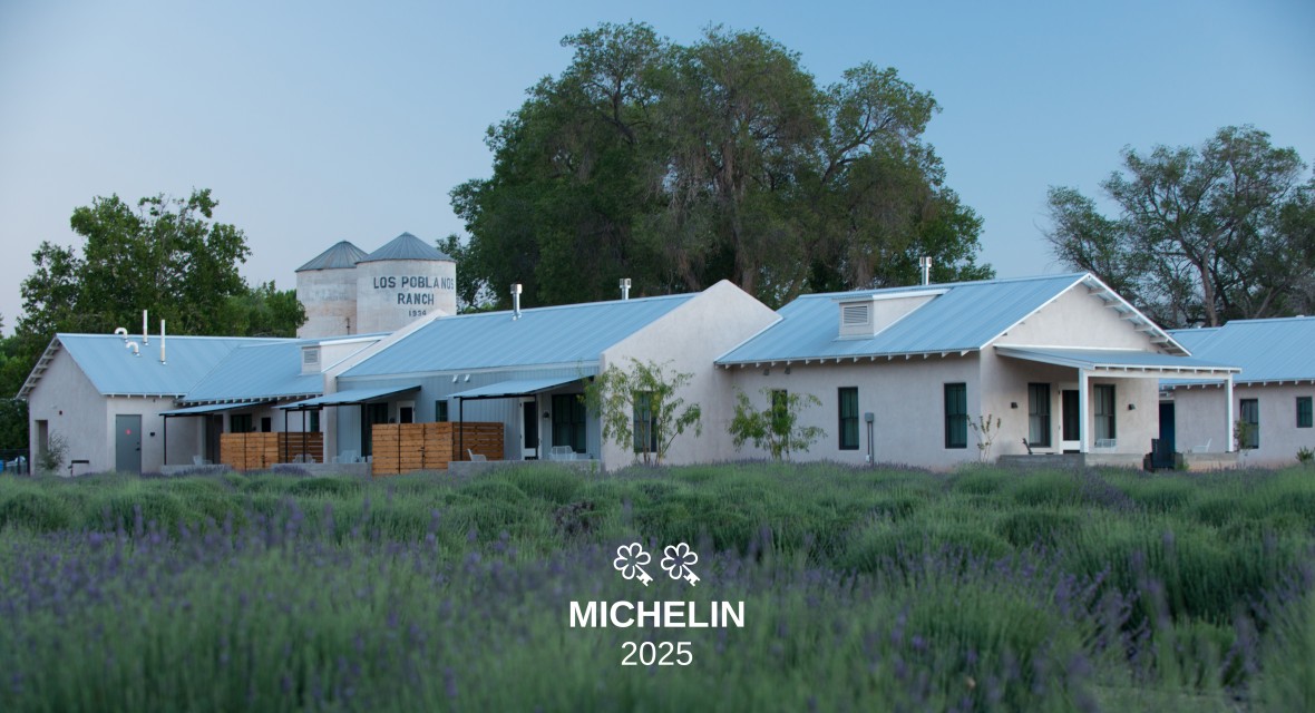 Los Poblanos lavender fields and resort in Albuquerque, New Mexico