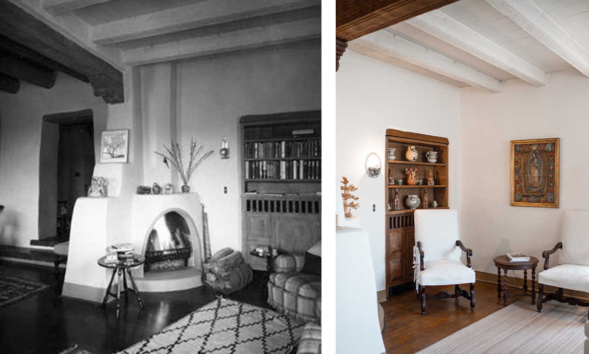 then and now sala grande